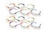 Pyramex Safety Products Clear Lens Multi Color Frames Intruder, Package of 12