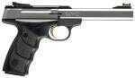 Browning Buck Mark Plus Semi-Auto Pistol UDX Stainless Steel 22LR 5.5" Barrel Adjustable Sight 10 Round Laminated Gray Wood Grip