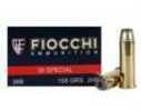 38 Special 25 Rounds Ammunition Fiocchi Ammo 158 Grain Jacketed Hollow Point