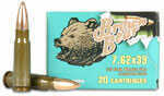 7.62X39mm 20 Rounds Ammunition Bear 123 Grain Hollow Point