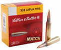 338 Lapua Magnum 10 Rounds Ammunition Sellier & Bellot 250 Grain Hollow Point