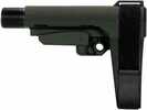 SB Tactical SBA3X03MSB SBA3 X Synthetic Stealth Gray 5-Position Adjustable for AR-Platform (Tube Not Included)