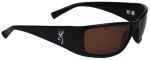 AES Optics Inc Browning Sunglasses Boss - Black/Amber BOS-002