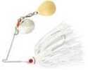 Booyah Double Colorado Spinnerbait 3/8oz Snow White, Model: BYBCC38-615