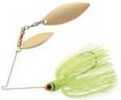 Booyah Double Willow Spinbait 1/2 oz Chartreuse, Model: BYBW12-617