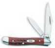 Case Cutlery Worn Old Red Series 6220 Stainless Seel Pocket Peanut 00781