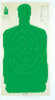 Champion Traps and Targets LE B27FSA paper silhouette - Green 24" x 45" 100 pack 40732