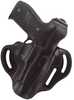 Galco Gunleather Cop 3 Slot Outside The Waistband Holster Smith & Wesson M&P Left Hand Leather Black