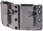Raven Concealment Systems COPIA Double Magazine Carrier 357 Sig, 9mm Luger, 40 S&W Ambidextrous Polymer Wolf Grey