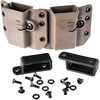 Raven Concealment Systems COPIA Double Magazine Carrier 357 Sig, 9mm Luger, 40 S&W Ambidextrous Ranger Green Polymer