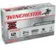 12 Gauge 5 Rounds Ammunition Winchester 2 3/4" 16 Pellets Lead #1 Buck