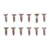 UNPLATED Steel Flat Head Wood Screw Kit