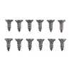 UNPLATED Steel Flat Head Wood Screw Kit