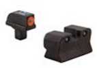 Trijicon 1911 Colt Cut HD Tritium Night Sight Sets Orange Front Outline