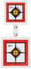 Allen EZ-Aim Hardrock AR500 Square Spinner Targets & Stand For Rimfire Rounds & Centerfire Pistols 9.5"W x 22.75"H White