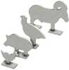 Birchwood Casey Silhouette Knock Over Targets - 4/ct (Chicken Turkey Pig And Ram)