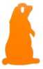 Champion Targets 44916C Impact Steel Prairie Dog Rimfire Orange