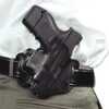 Desantis Leather Goods Co. #86 Mini-Slide PLN Black Right Hand For S&W M&P Shield .45 M2.0 W/ Integrated Laser