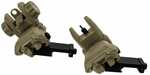 Tacfire AR-15 45 Degree/Low Profile Pop Up Sights - Tan