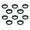 Tacfire AR-15/.223 Muzzle Brake Crush Black Washers - 10/ct