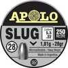 Hatsan Apolo Slug Air Rifle Pellets .22 Cal 28 Gr 250/ct