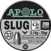 Hatsan Apolo Slug Air Rifle Pellets .25 Cal 33 Gr 200/ct