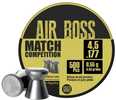 Hatsan Apolo Air Boss Match Competition Air Rifle Pellets .177 Cal 8.48 Gr 500/ct