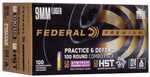 Federal Practice & Defend HST/Syntech Combo 9mm Luger 124 Grain 1150 Fps 100 Rounds