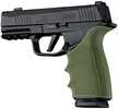 Hogue HandAll Beavertail Handgun Grip Sleeve For Sig Sauer P365 XMacro OD Green