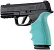 Hogue HandAll Beavertail Handgun Grip Sleeve For Sig Sauer P365 XMacro Aqua