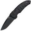 Hogue A01-Microswitch 2.75" Folder Automatic Knife Drop Point Blade Black/Matte