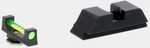 Ameriglo Green Fiber .115 Front Black Rear For Glock Gen5 17-19-19x-26-34-45