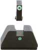 Ameriglo 3Xl Tall Green Tritium White Outline Front Dot Rear Glock