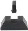 Ameriglo Optics Compatible Handgun Sight Set For Glock Flat Black .295? Rear 1L Tall Serrated Black .220? Front