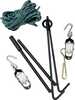 Lem Products Collapsible Gambrel With Rope Hoist