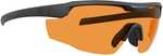 Leupold Sentinel Sunglasses Matte Black Orange Lens Laser Safe