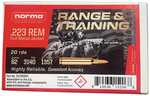 Norma Ammunition 701205994 223 Rem 62 Gr Full Metal Jacket 20 Per Box/ 10 Case