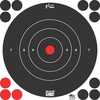 Pro-Shot Splatter Shot 8" White Bullseye Target - 6 Per Pack 10/ct Case