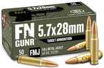 FN SS201 Target Handgun Ammunition 5.7x28mm 40Gr FMJ 1700 Fps 500/ct Case