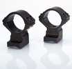 Talley 2-Piece Rings & Base Combo Savage Round Receiver Accutrigger- A17/A22/Axis 8-40 Screw 30mm Med