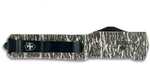 Templar Knife Premium Weighted OTF Automatic Knife Small Zinc Mossy Oak Bottomland Tanto Black D2