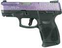 Taurus Exclusive G2C Handgun 9mm 3.2" Barrel Luger 12 Rd Magazine Black "Purple Sparkle" Slide/Grip