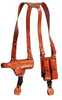 Tagua Colt 45 Brown Right Hand Shoulder Leather Holster Rig