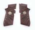 Wilson Combat EDC X9 Handgun Grips Aggressive Starburst Black Cherry