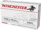Winchester USA Lake City M80 Rifle Ammunition 7.62x51mm 149Gr FMJ 2790 Fps 20/ct
