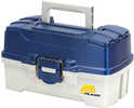 PLANO 2 TRAY TACKLE BOX BLUE/WHITE