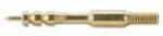 Dewey Rods Professional Brass Jag for Non-Coated .17-.20 Caliber - 5/40 male thread Also fits other manufact 17JM