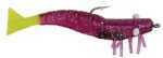 Doa Lures DOA Shrimp 3pk 1/4 3-1/2 Purple/Chartreuse Tail Md#: FSH-3-3P-350