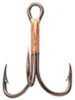 Eagle Claw Fishing Tackle Hook Bronze Treble 50/Bx Md#: 374F-6