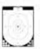 Birchwood Casey B/C Target Shoot-N-C 12"X18" White/Black Silhouette 5 Targets